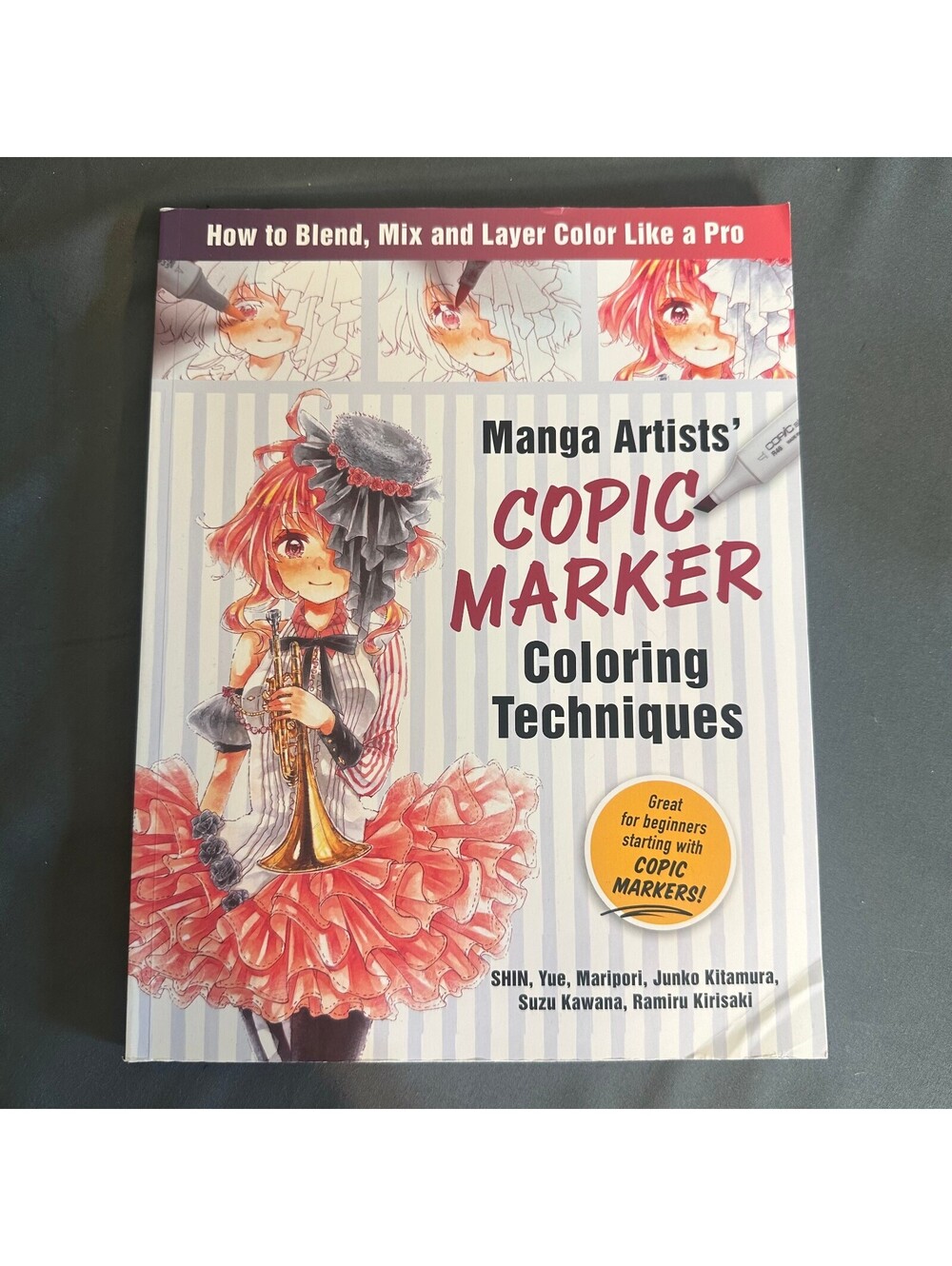 Manga Artists' Copic Markers Coloring Techniques Book
